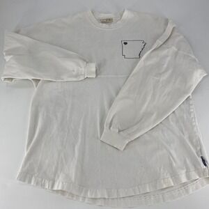 Spirit Arkansas‎ Razorbacks Spirit Jersey Long Sleeve T Shirt Size Medium